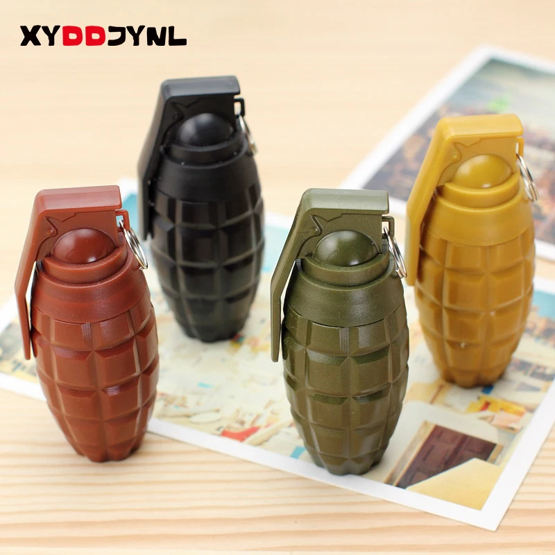 

Simulation The Grenade Shells Retractable Ballpoint Pen Novelty Gift Caneta Learning Office School Supplies 1 Pcs Refills 0.5mm