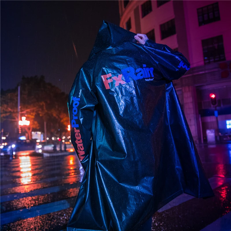 Новая мужская водонепроницаемая куртка в стиле хип-хоп с надписью
