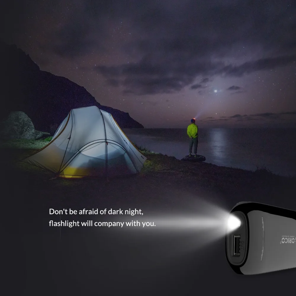 ORICO 4000mah Portable Power Bank External Battery Micro USB Input With LED Flashlight Mobile Phone Charger For Smart Phone