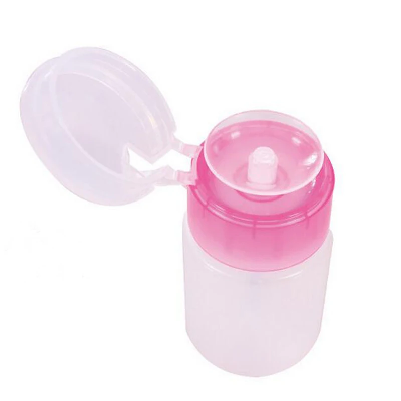 1pc 60ml Small Mini Pump Dispenser Nail Polish Liquid Alcohol Remover
