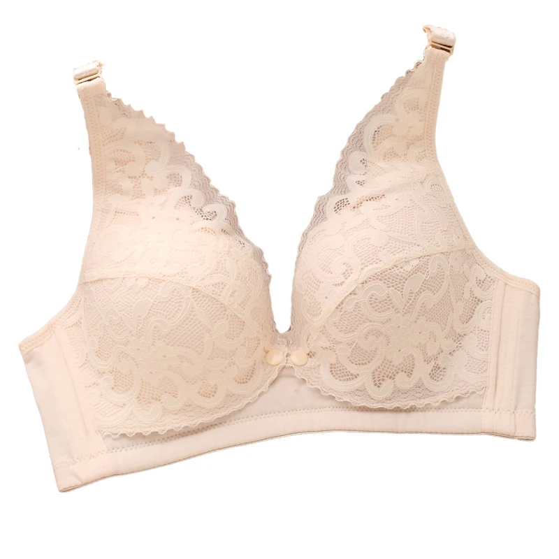 Pengpious 2019 fashion no rims prevent saggingbreastfeeding lace