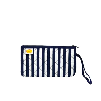 

Brand Designer Lady Letter Zipper Long Casual Cotton Clutch Wallet Women Wallet Fashion Stripe Thai Small Long Female Purse