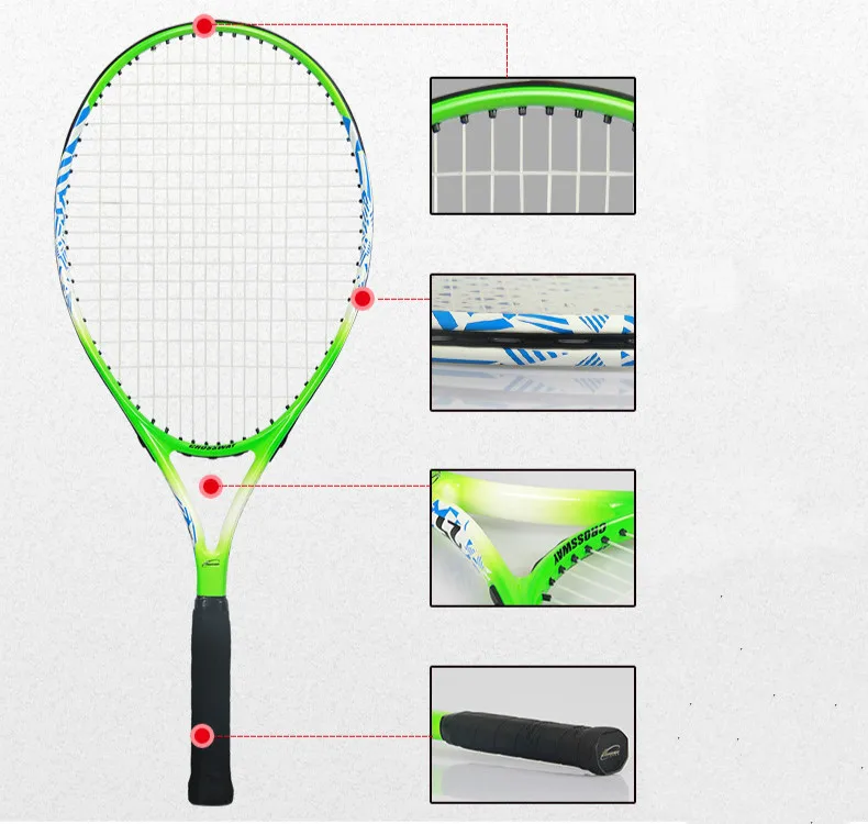 Детская Теннисная ракетка начальной и средней школы ученики-новички полный углерода теннисные ракетки Спортивные товары обучение детей
