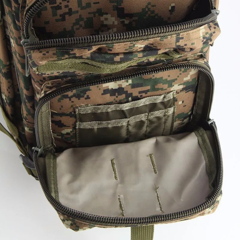 Пеший Туризм Кемпинг Mil-Tec в стиле милитари патруль 25L MOLLE assault pack тактический рюкзак боевой рюкзак сумка 600D нейлон