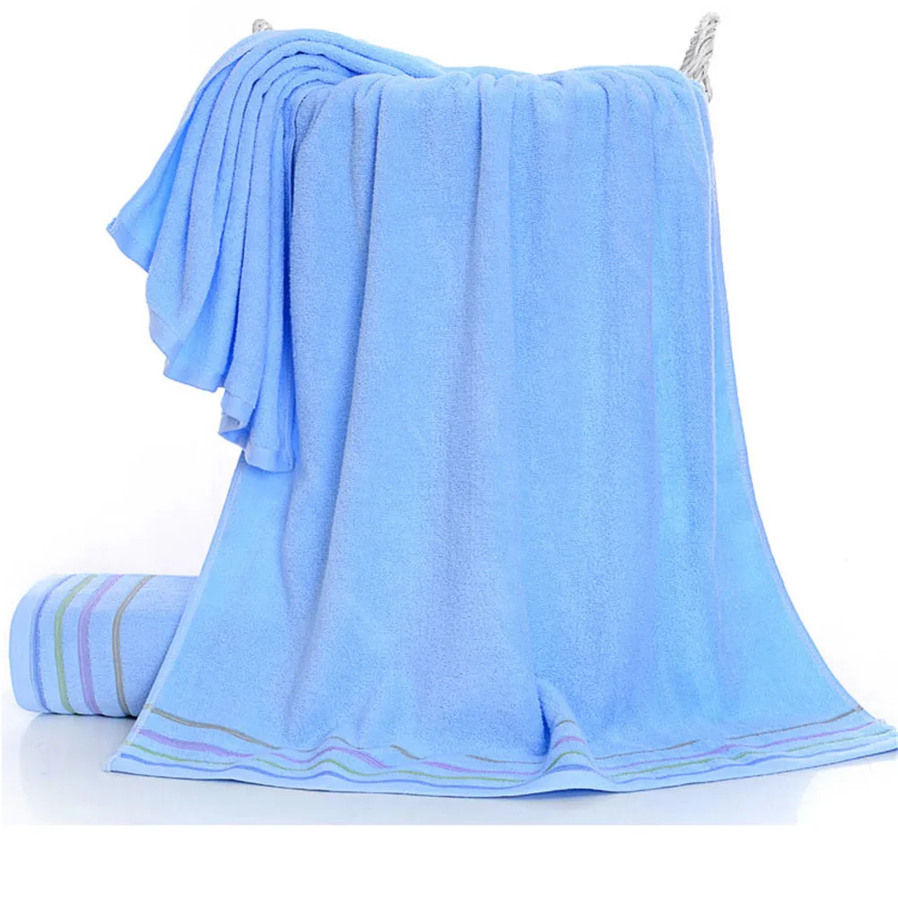 

Couple adult soft water suction quick dry candy color breathable cotton bath towel