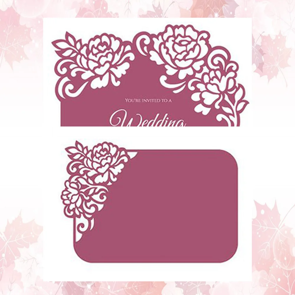 HaHawaii Rose Flower Cutting Dies DIY Scrapbooking Card Making Paper Craft Decor Silver