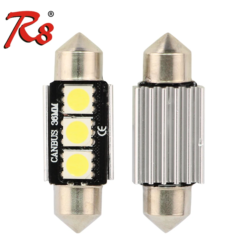 

2pcs Festoon C5W C10W 31 36 39 42mm LED Bulb 5050 Chip Canbus Error Free Auto Interior Dome Lamp Car Styling Reading Plate Light