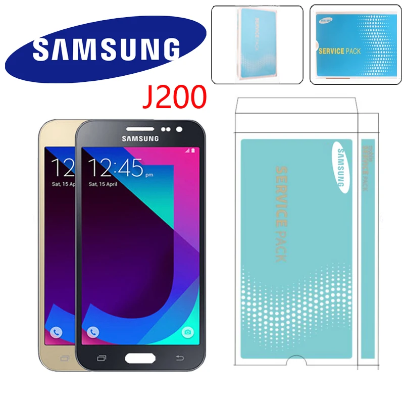 Оригинальный 5 0 'ɺMOLED ЖК-дисплей для Samsung Galaxy J2 2015 J200 J200F J200H J200Y сенсорный экран