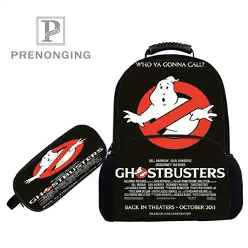 

Custom 17inch ghostbusters Backpacks Pen Bags 3D Printing School Women Men Travel Bags Boys Girls Book Computers Bag#1031--81