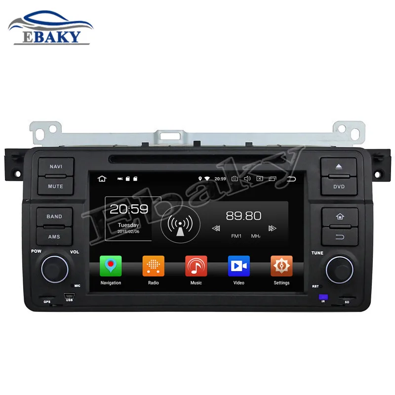 Cheap 2din 7inch 4GB RAM 32/64GB ROM Octa Core Android 9.0 Car DVD Radio for BMW E46/M3(1998-2005) with GPS/WIFI/Bluetooth 10