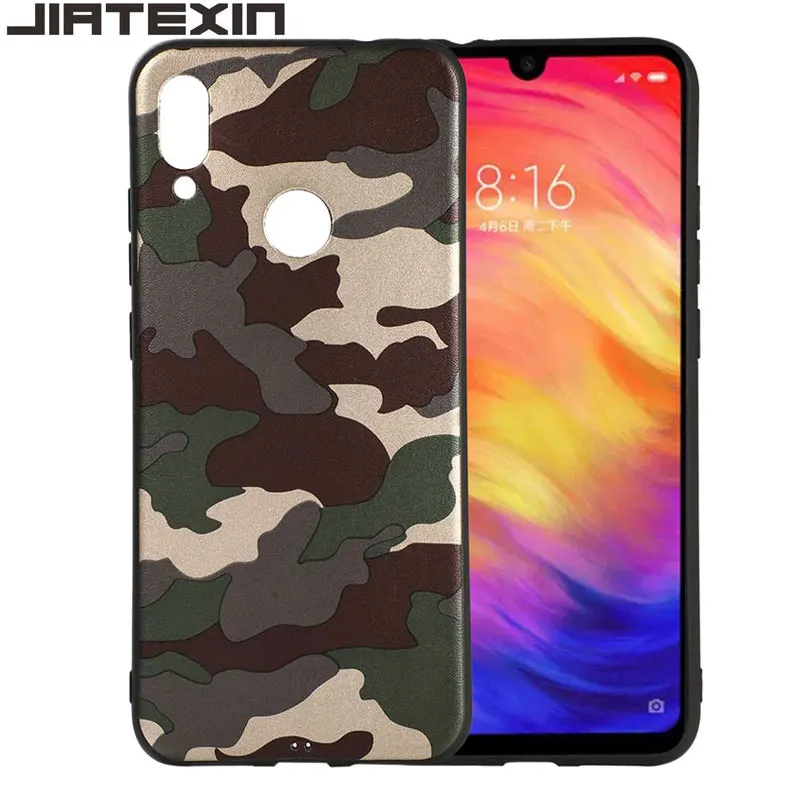 

JIATEXIN Camouflage Series For Xiaomi Redmi Note 7 Case Soft TPU Army Camo Pattern For Note 7 Pro Cover Capa Fundas