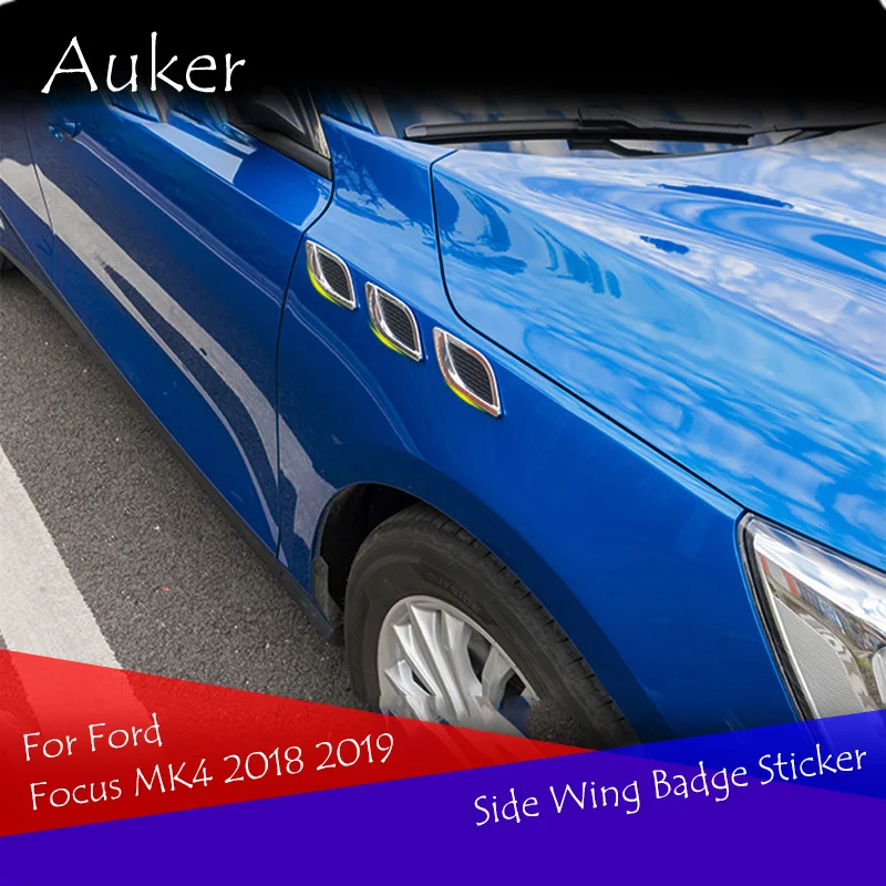 

Car Original Side Wing Fender Door Emblem Badge Sticker Trim Car Styling For Ford Focus 2019