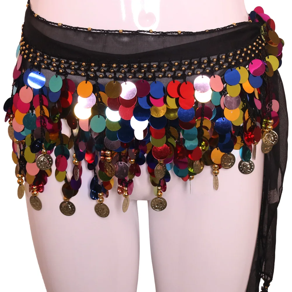 

2018 The new 88 credits blending gong piece belly dance waist chain waist, belly dance costume