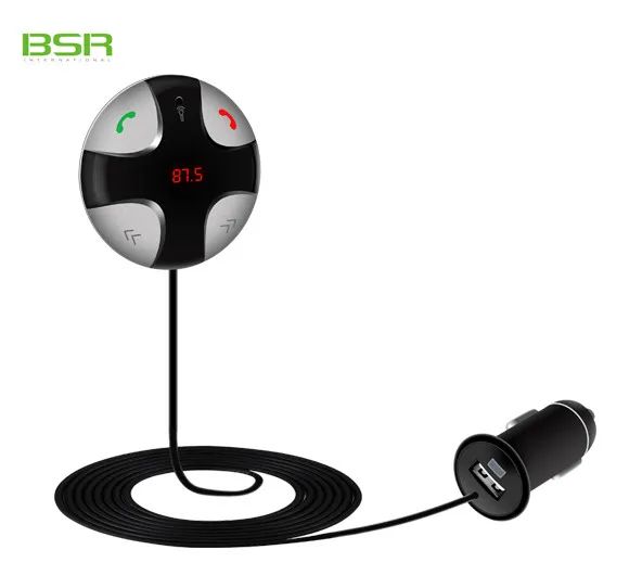 Car Kit MP3 Player Wireless FM Transmitter USB Support SD Tf Card LCD Display USB Car Charger For iPhone SE 5S 6 6S And Android