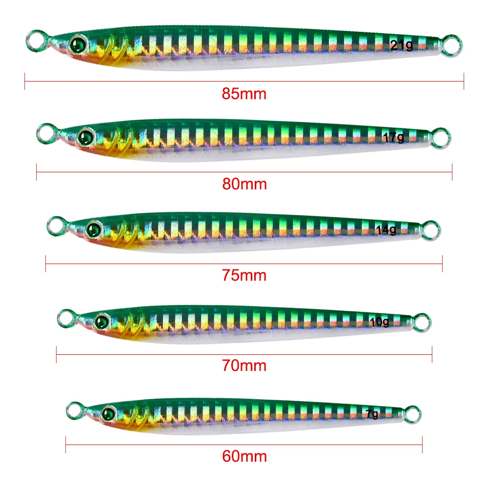 1 шт. джиг свинцовая рыба 7G-10G-14G-17G-21G/6-8 см металлический джиг, приманка для рыбалки 5 цветов блестка нож воблер искусственная жесткая приманка