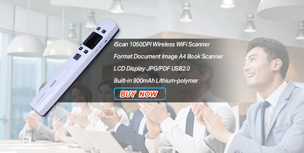 Беспроводной WiFi портативный A4 цифровой сканер ручной 1050 dpi Handyscan Document camera фото книги JPEG PDF Formate TF карта