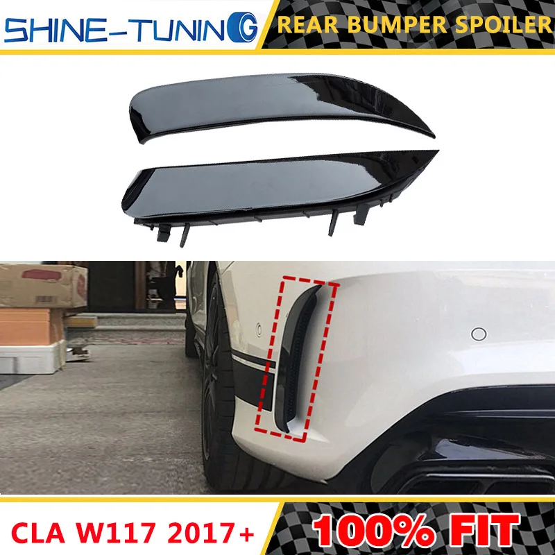 Для нового заднего бампера CLA class W117 спойлер aero kit лезвие CLA200 CLA250 CLA220 (с спортивным