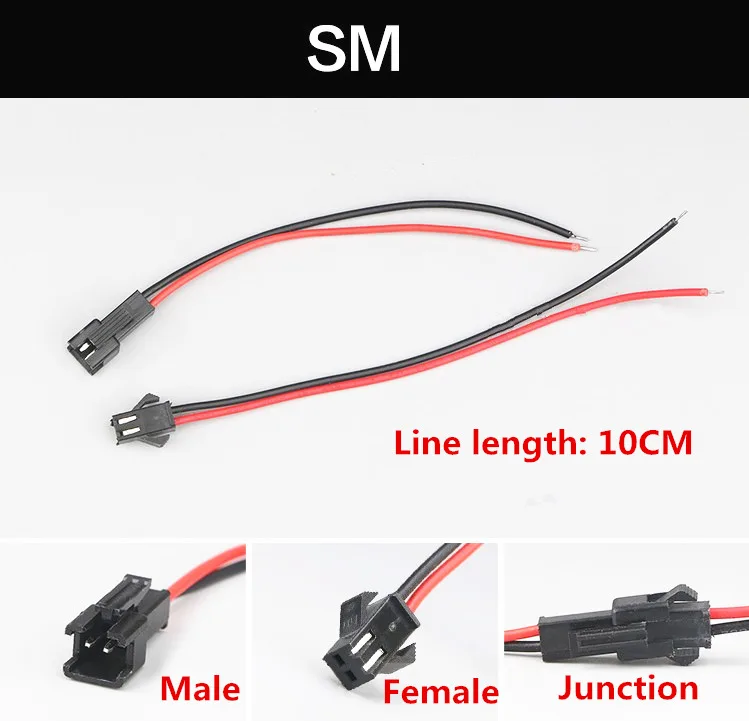 1 пара 10 см 100 мм 2P JST 2,54 мм/sm2.54 мм/5557/51005(6,5 см) разъем кабель мужской+ женский для RC батареи провода жгут
