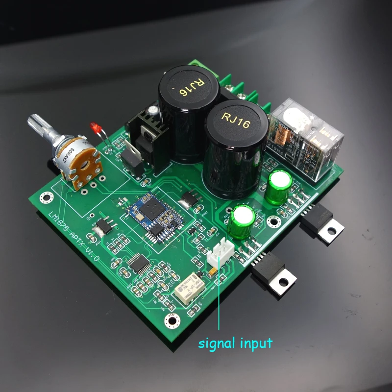 Placa de Amplificador Nvarcher Potência 2 Qcc3008 Bluetooth 5.0 Receptor Apoio Aptx Pcm5102a Dac Lm1875 30w * - Image 2