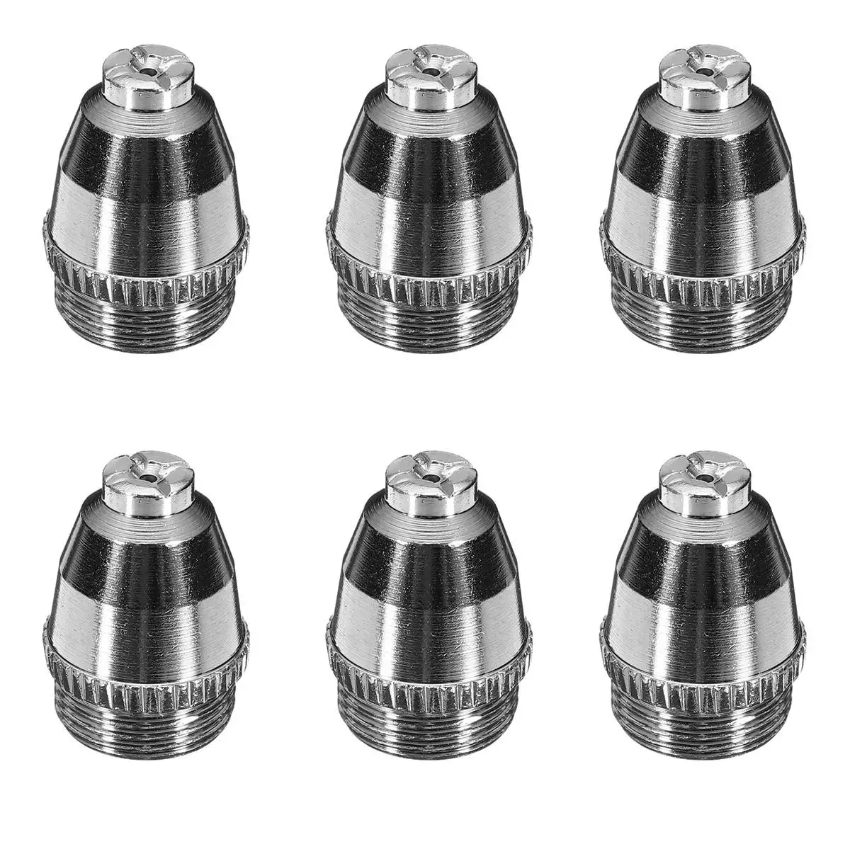 Для CUT50F/60 LGK-60 18 шт. AG60 SG55 расходные материалы пилот-дуговая горелка работать плазменный резак рабочий конец электрода Керамика защитные колпачки из металла