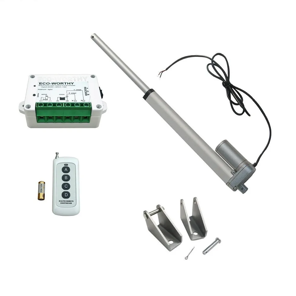 

200mm/8inch Stroke Heavy duty DC 12V 1500N/330lbs Load Linear Actuator multi-function 8" Electric Motor