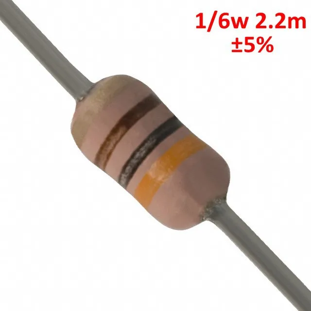 resistor 2.2m 0.167w