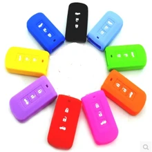 10 шт./партия силиконовый автомобильный чехол для дистанционного ключа для Mitsubishi ASX Outlander Colt Lancer Evolution Pajero Eclipse Grandis