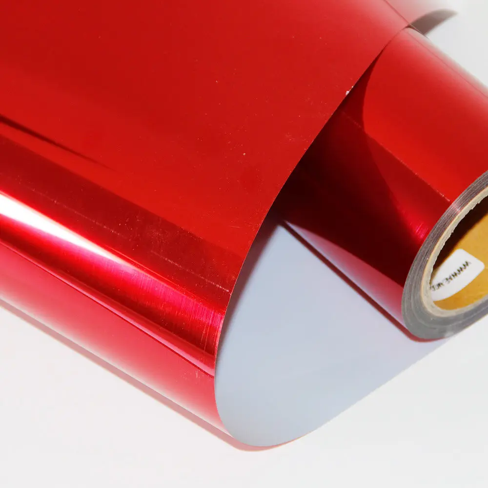 

9"(21cm) x 12"(30cm) Metallic Red Heat Transfer Film to Decorate Clothing Toys Increase Fashion Sense Colorful