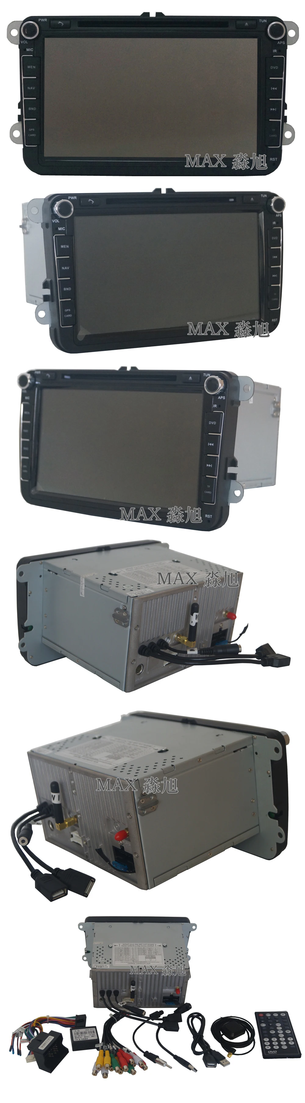 Discount MAX Android GPS Navigation System map Car DVD Player for VW/Volkswagen/POLO/PASSAT/Golf/ Jetta/Tiguan Skoda/Octavia with bt swc 8