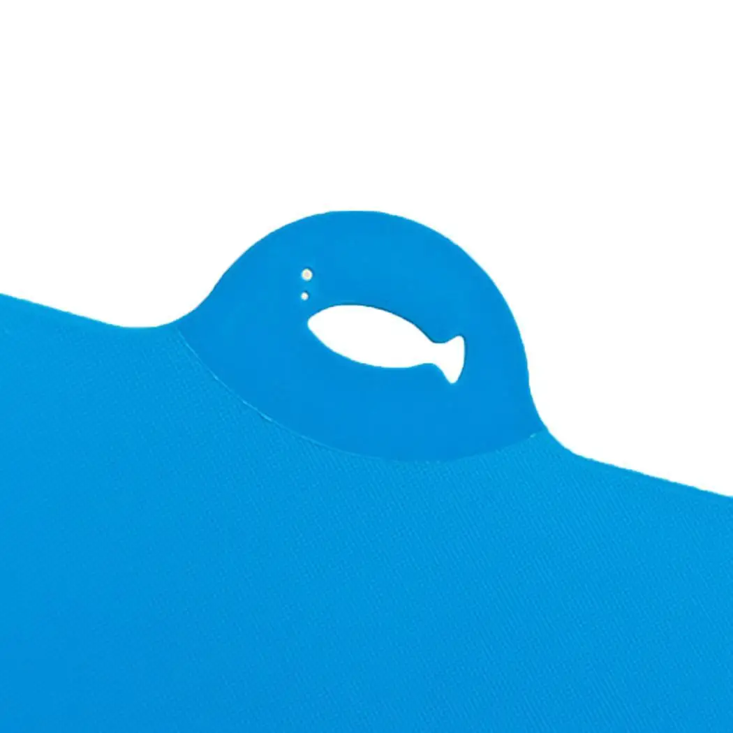 blue Прочная портативная разделочная доска для домашней кухни оранжевая, зеленая, синяя, доска бежевая - Цвет: blue