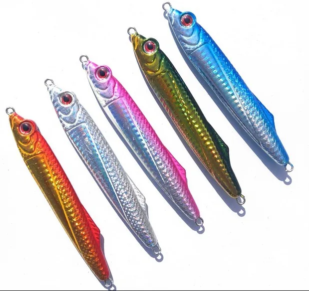 5pcs 120g/12.5cm Lead fish Lead Jigs knife jig Metal Jigs NO fishing