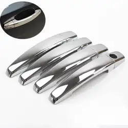 FUNDUOO для Opel Corsa D Corsa E 2006 2007 2008 2009 2010 2011 2012 2013 2014 Vauxhall новый Chrome автомобилей дверная ручка крышки отделка