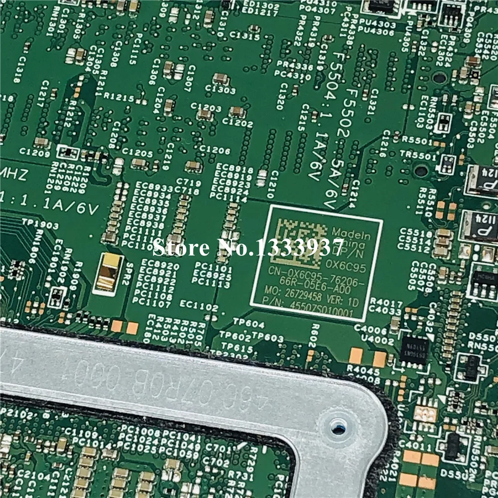 New  X6C95 0X6C95 CN-0X6C95 For Dell Inspiron 15 7569 13 7368 Laptop Motherboard SR2EY i5-6200U Mainboar