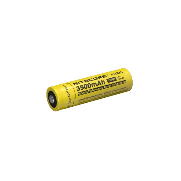 NITECORE NL1835 3,7 V литий-ионная батарея с защитой верхняя кнопка для 18650 типа фонарей 1 шт