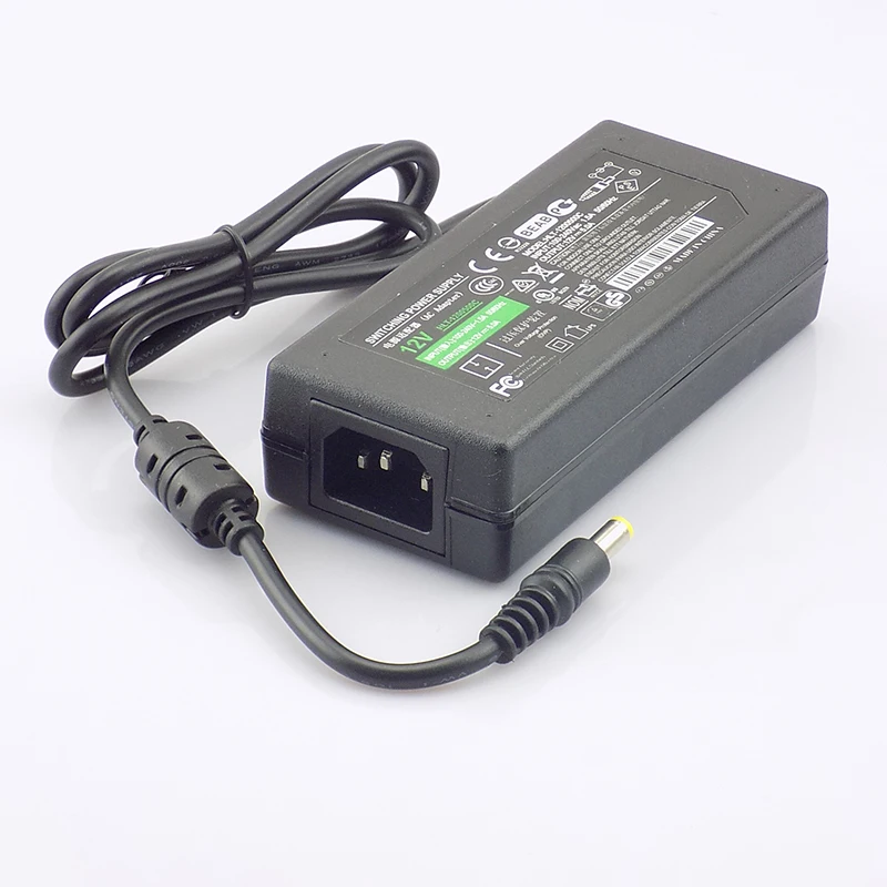

5A DC 12V Switch Power Supply Adapter Transformer 110V -240V for CCTV Camera IP Camera DVR