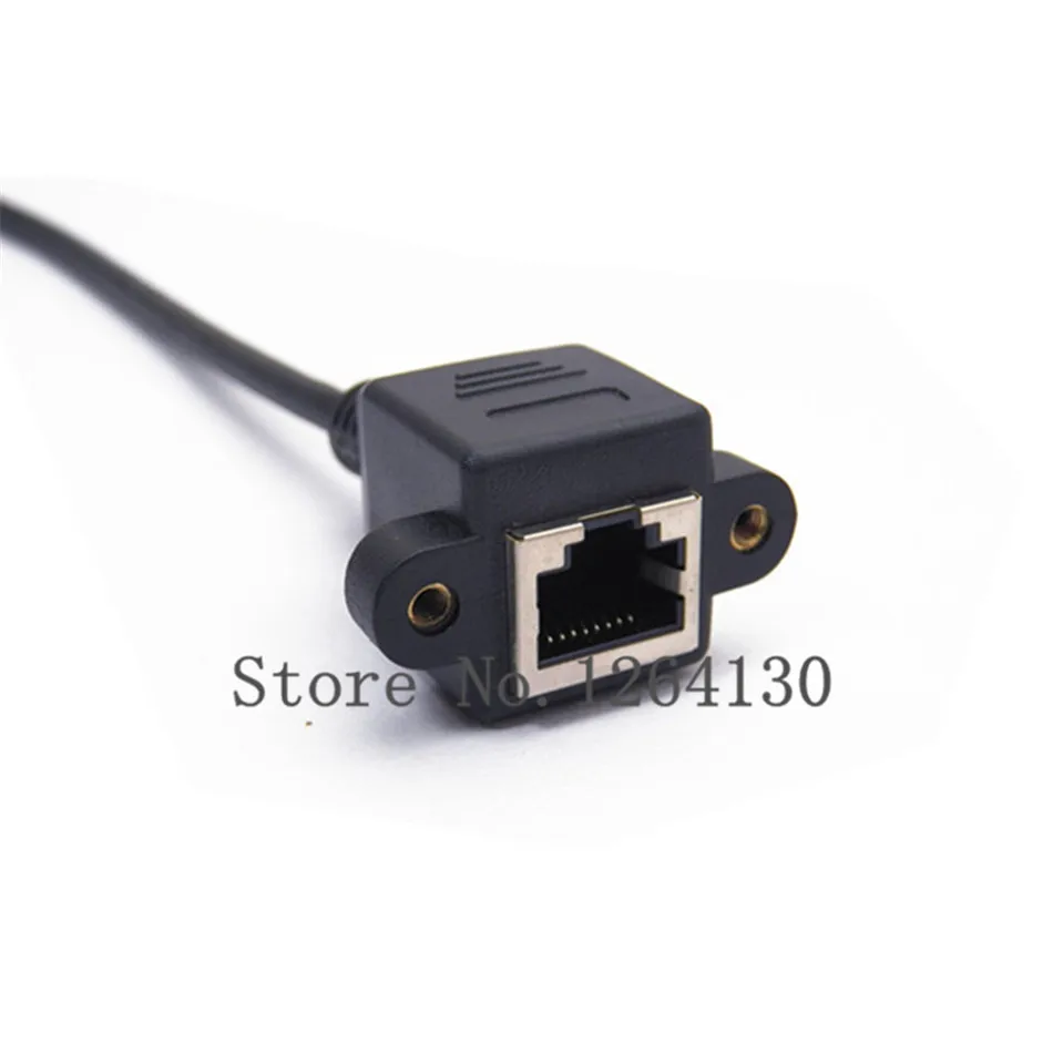 Computer Cables 1M Screw Panel Mount RJ45 Cat5 Male to Female LAN Network Extension Cable with Screws Cable Length: 1m Computer Cables 1M Screw Panel Mount RJ45 Cat5 Male to Female LAN Network Extension Cable with Screws Cable Length: 1m