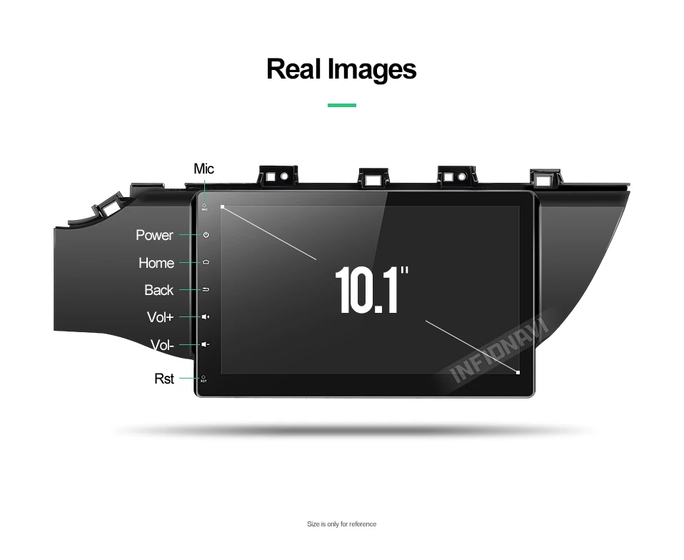 Top android 8.1 car dvd for Kia K2 RIO 2017 gps navigation car radio video stereo multimedia player octa core 32G 2 din 10.1 inch 2