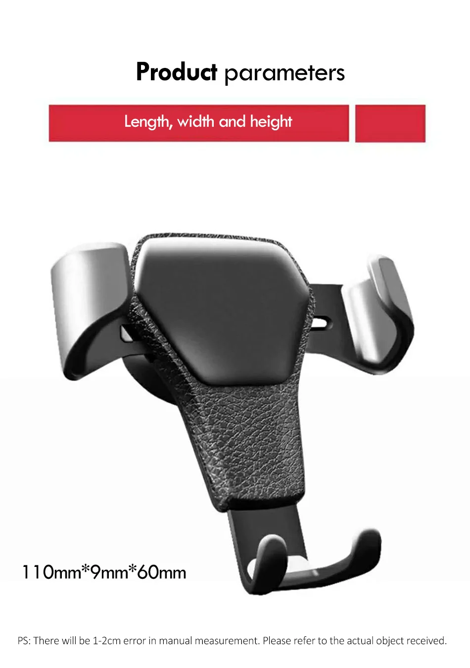 Universal Gravity Car Phone Holder Stand Air Vent 360 Degree Rotation For iphone X 8 Xiaomi Samsung Mobile Auto Support Bracket (5)