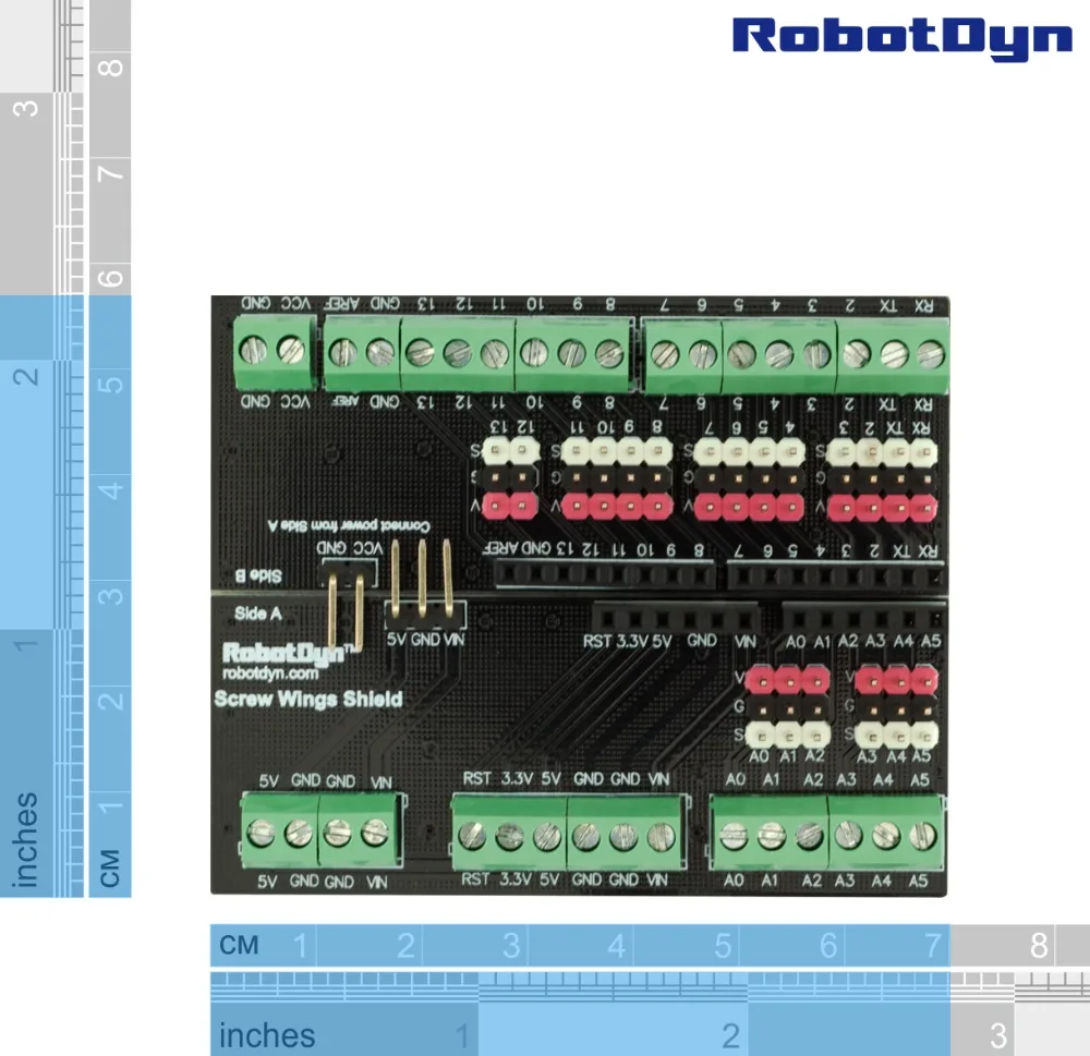 Щит с винтовыми крыльями (в сборе) для Arduino|screw|wing wagonscrew footing |