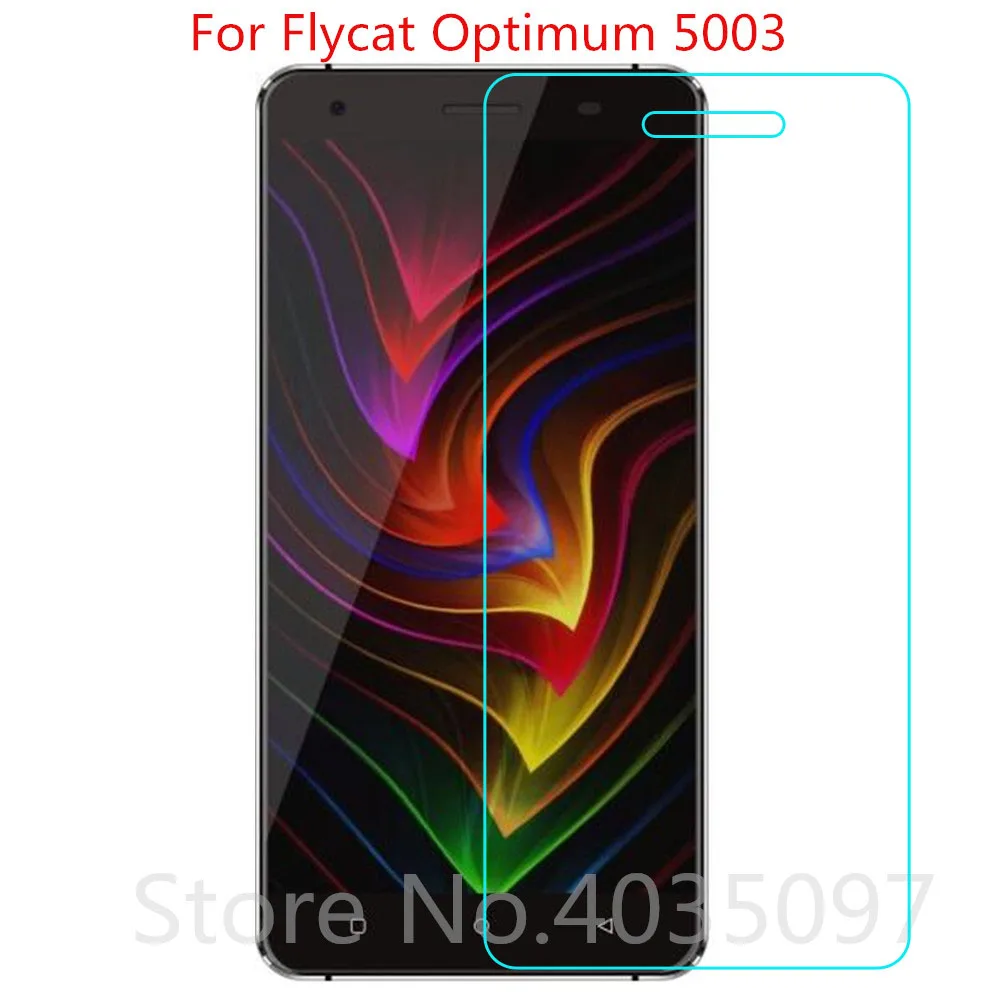 2.5D 9H стекло для Flycat Optimum 5003 защита экрана закаленное защитная пленка против