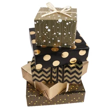 50x70 см Золотая печать, подарочная упаковка, рулон рулонной бумаги для свадьбы, дня рождения, праздника, детского душа, подарочная упаковка, крафт-бумага, подарочная упаковка, лента