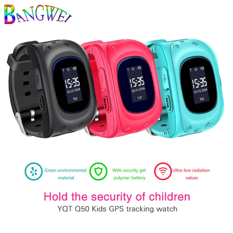 

BANGWEI fashion children smart watch SIM card call chat GPS locator tracker anti-lost smart bracelet SOS remote child monitoring