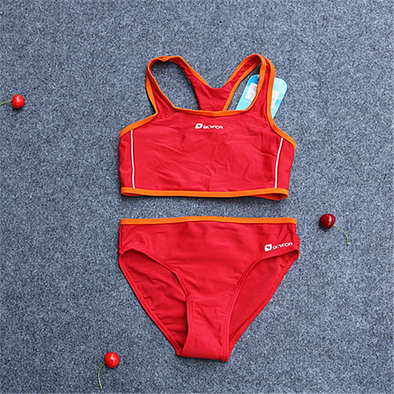 

2019 New Girls swimwear for 7~14Year Girls swimsuit High quality Children swimwear Kids Beachwear Bathing suit-ST9014
