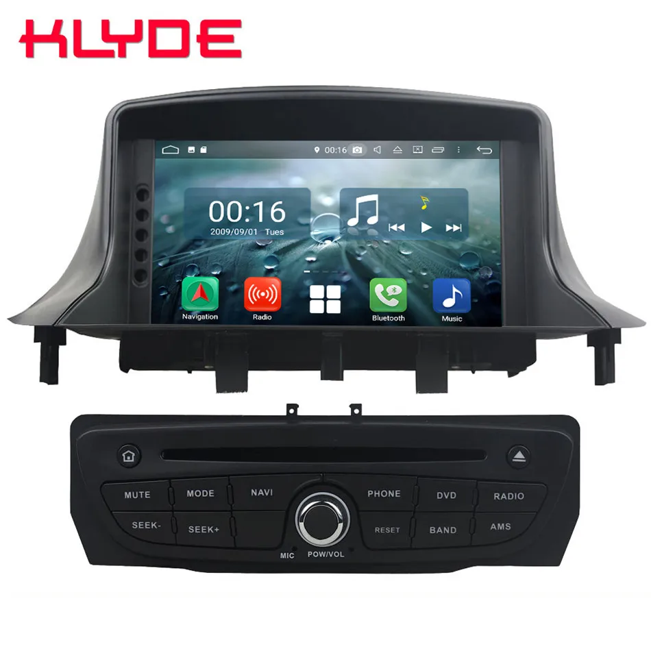 Flash Deal 7" Octa Core 4G Android 8.1 4GB RAM 64GB ROM Car DVD Multimedia Player Radio Head Unit For Renault Megane III Fluence 2009-2016 0