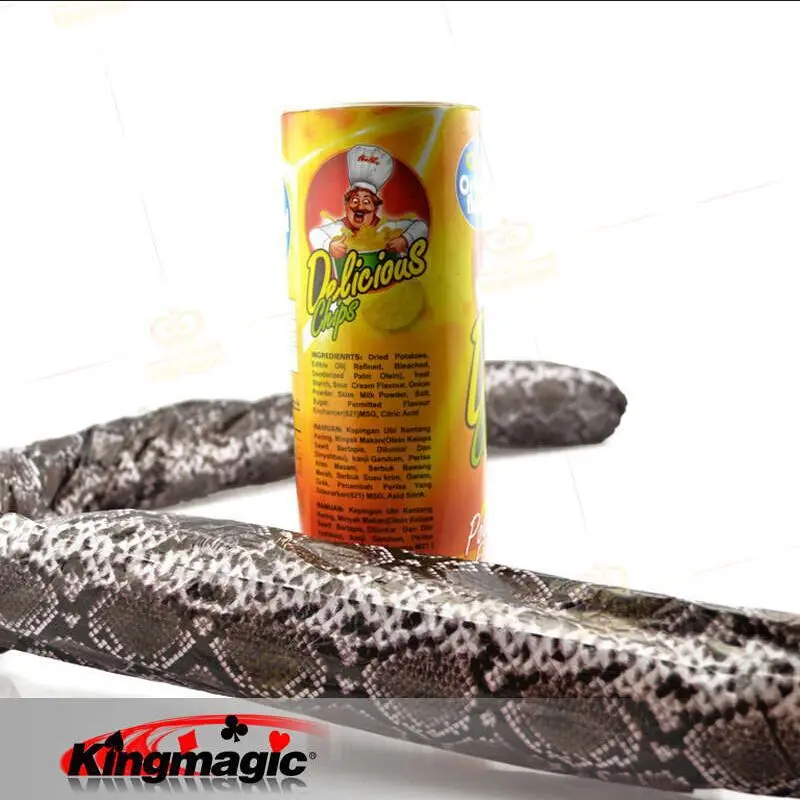 

Toy manufacturers, wholesale magic props whole person bouncing funny snake (snake crisps) Delicious Chips