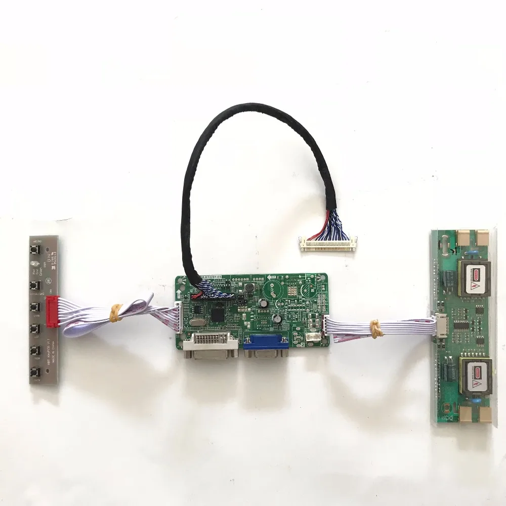 Бесплатная доставка плата контроллера ЖК дисплея DVI VGA для 19 дюймов 1440x900 MT190AW01 LVDS