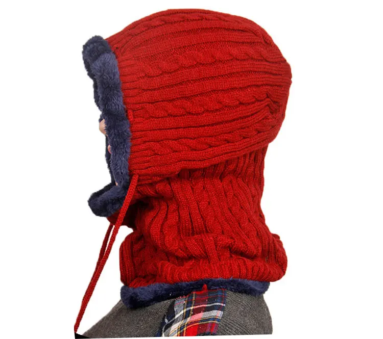 Knitted Hat beanie men hat winter hats for women men winter cap men women winter hat gorros hombre invierno Skullies Beanies (4)