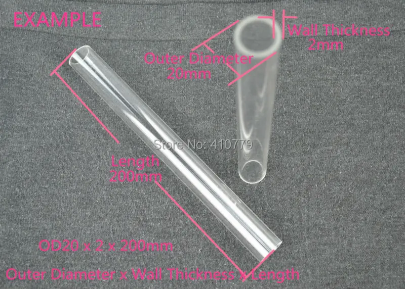 Горячая акриловые прозрачные трубы OD20X1.5X1000MM прессованные плексиглас трубы ПММА Пластиковые Трубы Аквариумная трубка душевые занавески