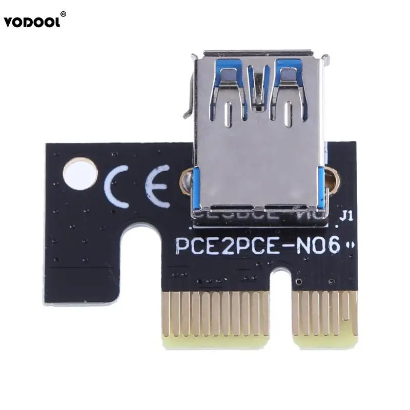VODOOL PC Компьютерная усиленная PCI E 1X до 16X Express Расширительная карта расширитель