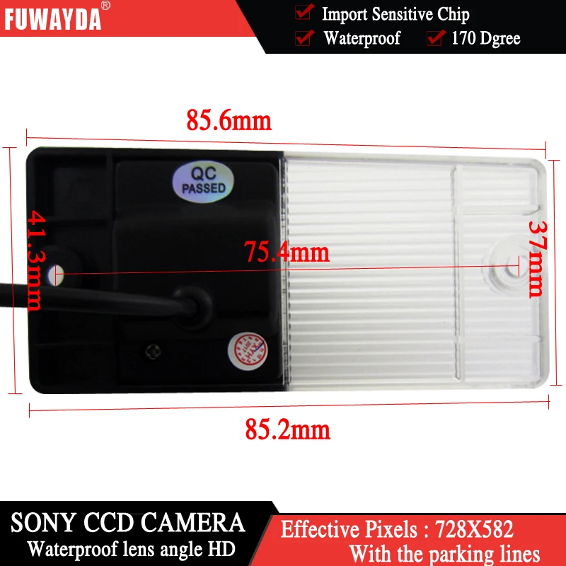 FUWAYDA для SONY CCD чип Автомобильный задний вид заднего вида резервный парковочный DVD